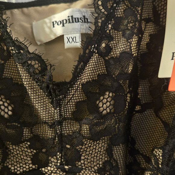 BNWT - Popilush Shapewear Bodysuit V Neck Tummy Control - XXL(14-16) - Picture 3 of 3